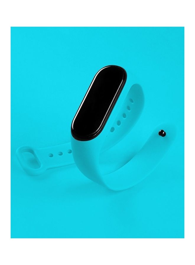 MARGOUN - Xiaomi Mi Band 7 Replacement Strap Soft Silicone Watch Band Sport Wristband Bracelet Compatible with Mi Band 7 Smart Fitness Tracker 2022 Release Light Blue - Image 1