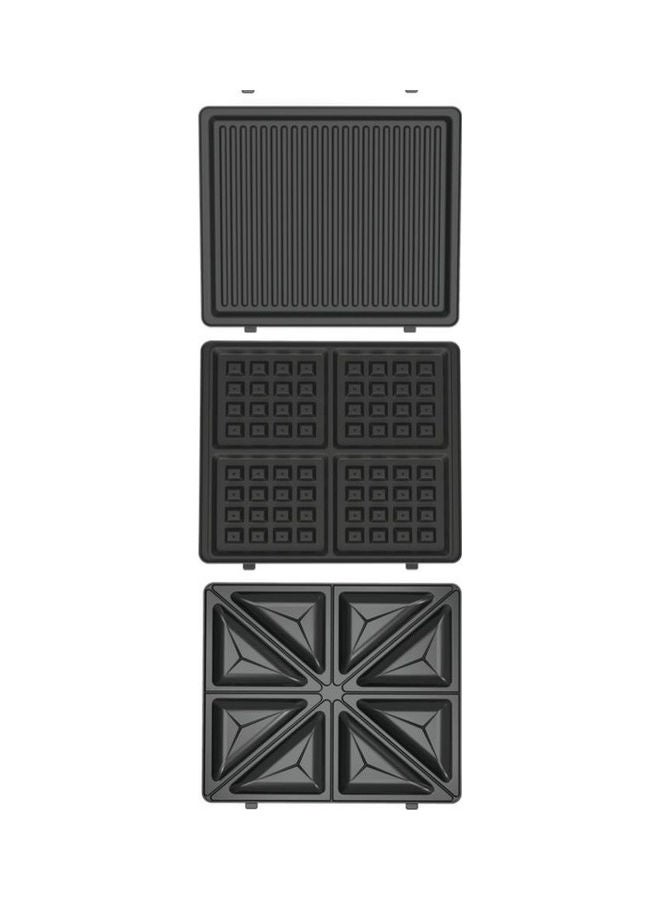 ديسيني ماكينة صنع ساندويتشات 3 في 1 2400.0 W SM-300 فضي/ أسود  - Image 3