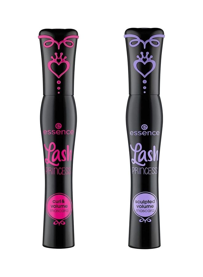 Essence Lash Princess Curl & Volume Mascara & Lash Princess Sculpted Volume Mascara Bundle Black  - Image 2
