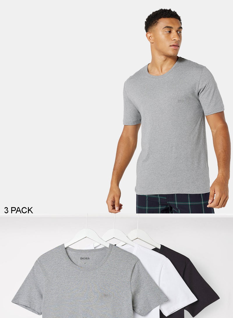 BOSS - Basic Essential Undershirt (Pack of 3) Multicolour - Image 1