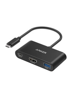 Power Expand 3-In-1 Multifunction USB-C PD Hub Gray