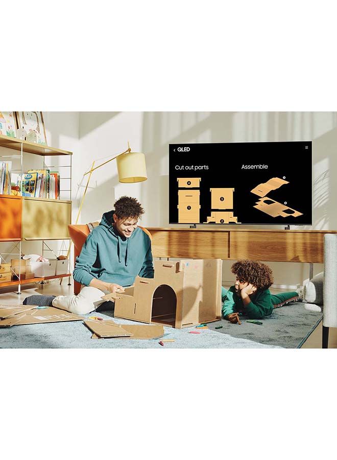 سامسونج - تلفزيون QLED ذكي بجودة 4K ومقاس 65 بوصة طراز Q60B (إصدار 2022) QA65Q60BAUXZN أسود - Image 1