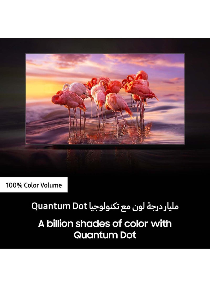 سامسونج - تلفزيون QLED ذكي بجودة 4K ومقاس 65 بوصة طراز Q60B (إصدار 2022) QA65Q60BAUXZN أسود - Image 1