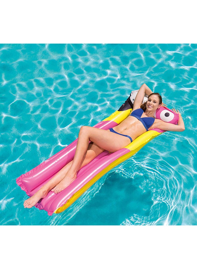 Tropical Bird Floating Air Mat- Assorted 183 x76cm 183 x76cm