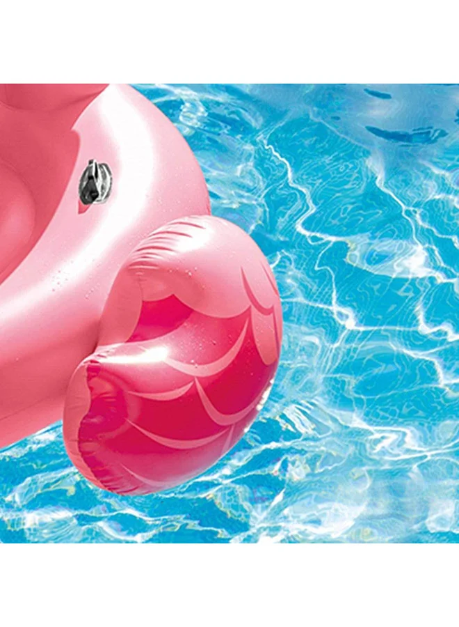 INTEX Giant Mega Inflatable Flamingo Island Pool Float, Pink 218x211x136cm