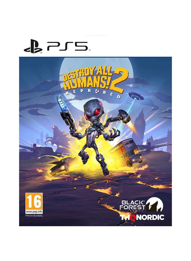 تى اتش كيو لعبة الفيديو "Destroy All Humans! 2" - الأكشن والتصويب - بلايستيشن 5 (PS5) - Image 1