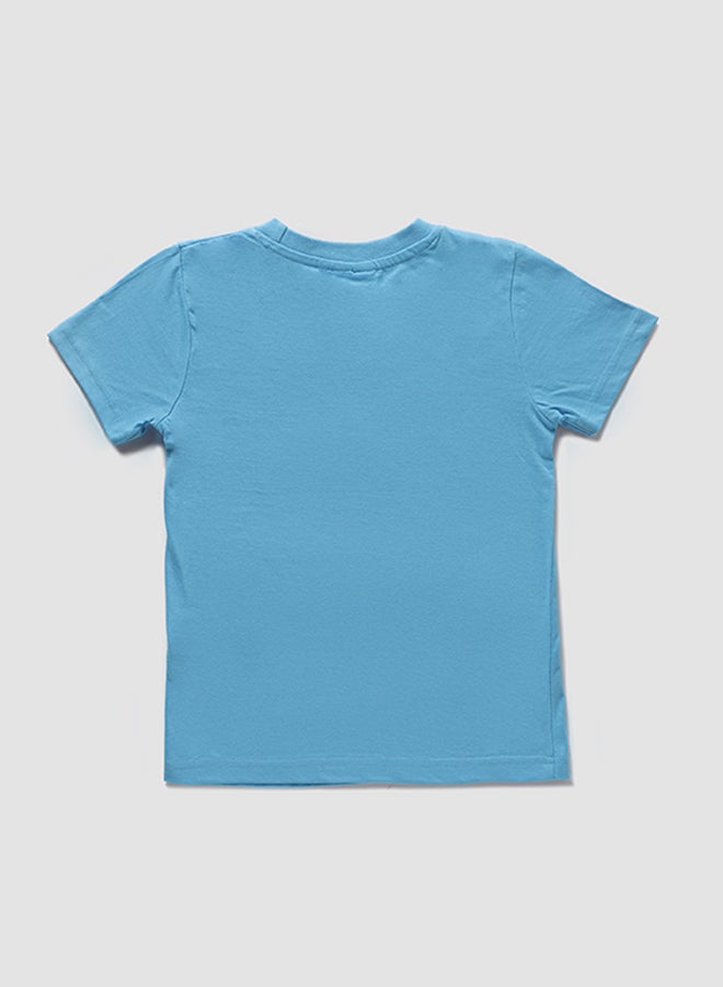 NEON - Neon Superman T-Shirt Azzure Blue - Image 1