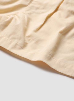 NEON Casual Plain Skater Skirts Beige  - Image 4