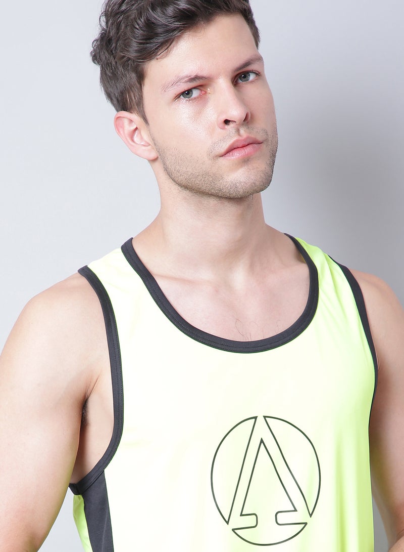 Logo Sports Running Vest Neon Green - v1658926905/N48952294V_4