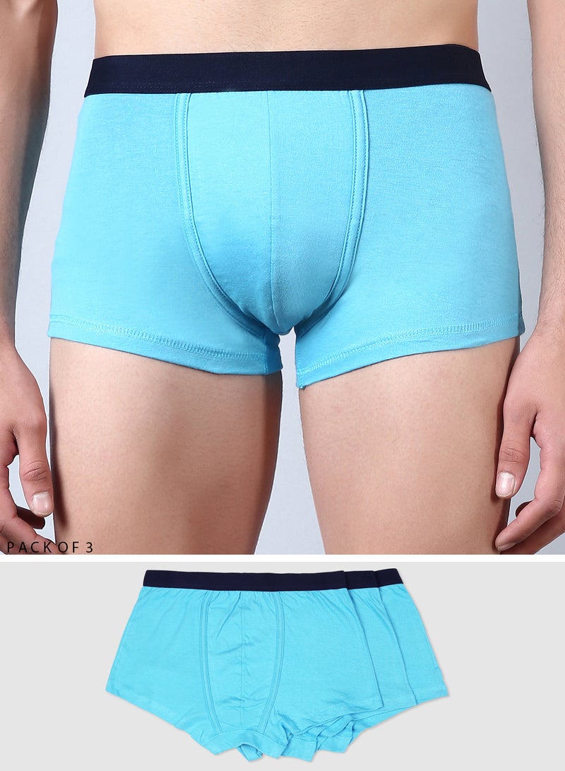 QUWA - ( Pack of 3 ) Comfortable Brief Blue - Image 1