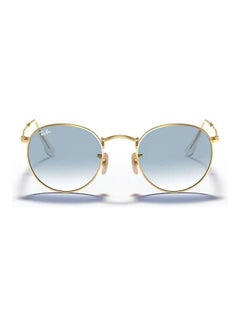 Ray-Ban Round Flat Sunglasses RB3447- Lens Size-50mm-Blue  - Image 3
