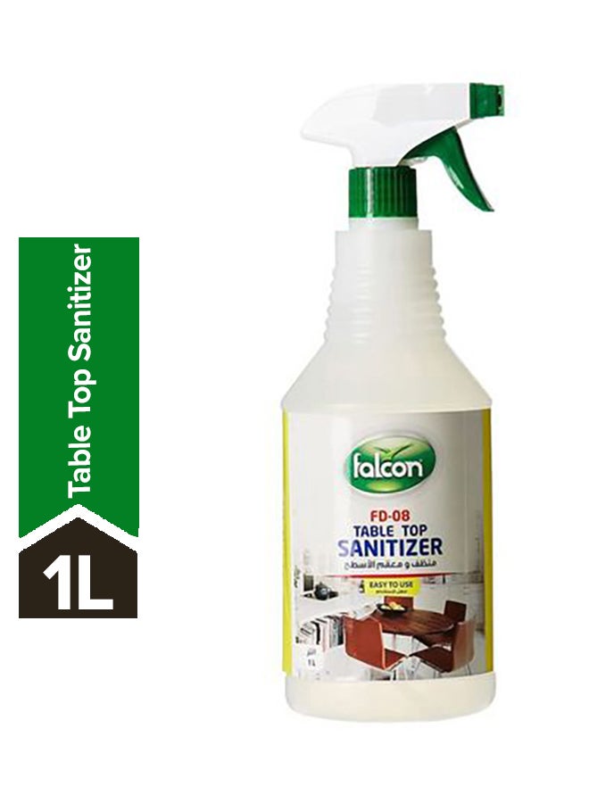 Falcon Table Top Sanitizer White 1Liters  - Image 1