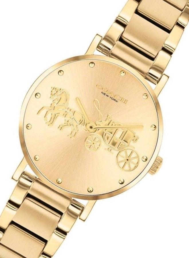 COACH - Women's Perry Light Gold Dial Watch 14503794 - Image 1