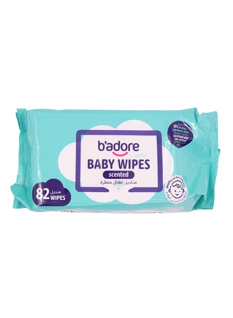 Viva Baby Wipes Scented 82 Piece