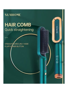Sunhome Hair Straightening And Curling Comb Green  - Image 3