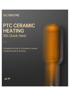 Sunhome Hair Straightening And Curling Comb Grey  - Image 5