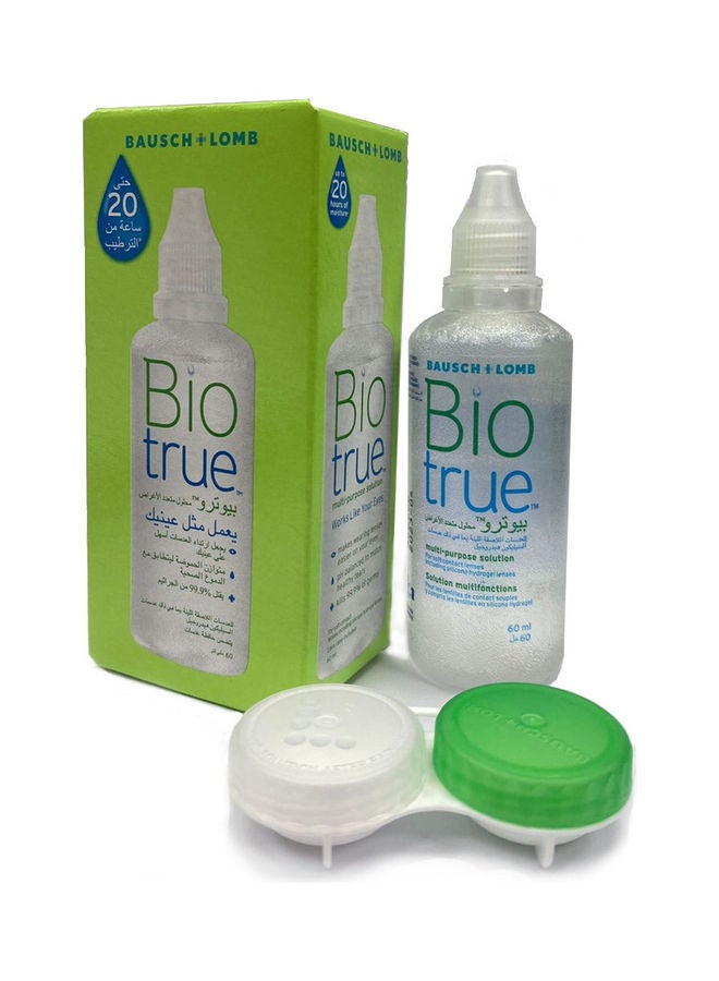 Bausch + Lomb - Biotrue Multi-Purpose Solution And Lens Case Included, 2oz (Travel Size) - Image 1