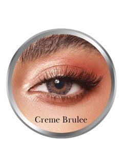 أمارا Original Unisex Cosmetic Contact Lenses, Monthly Disposable, Crème Brulee Grey/Brown  - Image 1