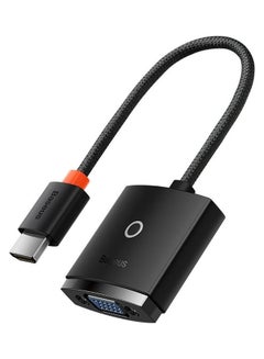 بيسوس محول HDMI إلى VGA لأجهزة الكمبيوتر المكتبية والكمبيوتر المحمول وشاشة الكمبيوتر وجهاز العرض والتلفزيون عالي الدقة وجهاز Chromebook وRaspberry Pi وRoku وXbox وPS5 وPS4 والمزيد  - Image 1