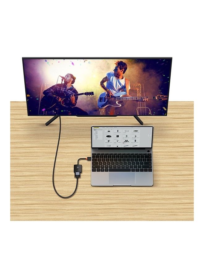 بيسوس - محول HDMI إلى VGA لأجهزة الكمبيوتر المكتبية والكمبيوتر المحمول وشاشة الكمبيوتر وجهاز العرض والتلفزيون عالي الدقة وجهاز Chromebook وRaspberry Pi وRoku وXbox وPS5 وPS4 والمزيد - Image 1