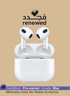 Renewed - AirPods (3rd generation) with MagSafe Charging Case White