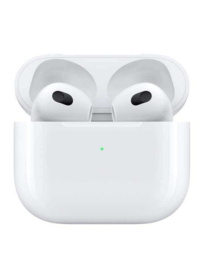 Apple - Renewed - AirPods (3rd generation) with MagSafe Charging Case White - Image 1