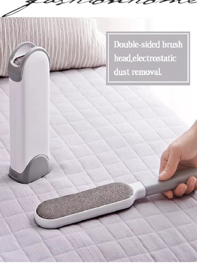 fashionhome Sticky Clothes Hair Remover Lint Brush White 7.5x5x33cm - Image 2