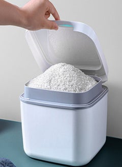 Multi layer Rice Storage Box White 24x24x17cm
