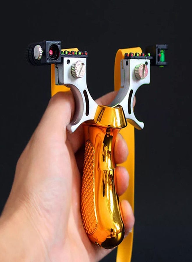 fashionhome - 360-degree Rotating Catapult Slingshot With Subframe Laser - Image 1