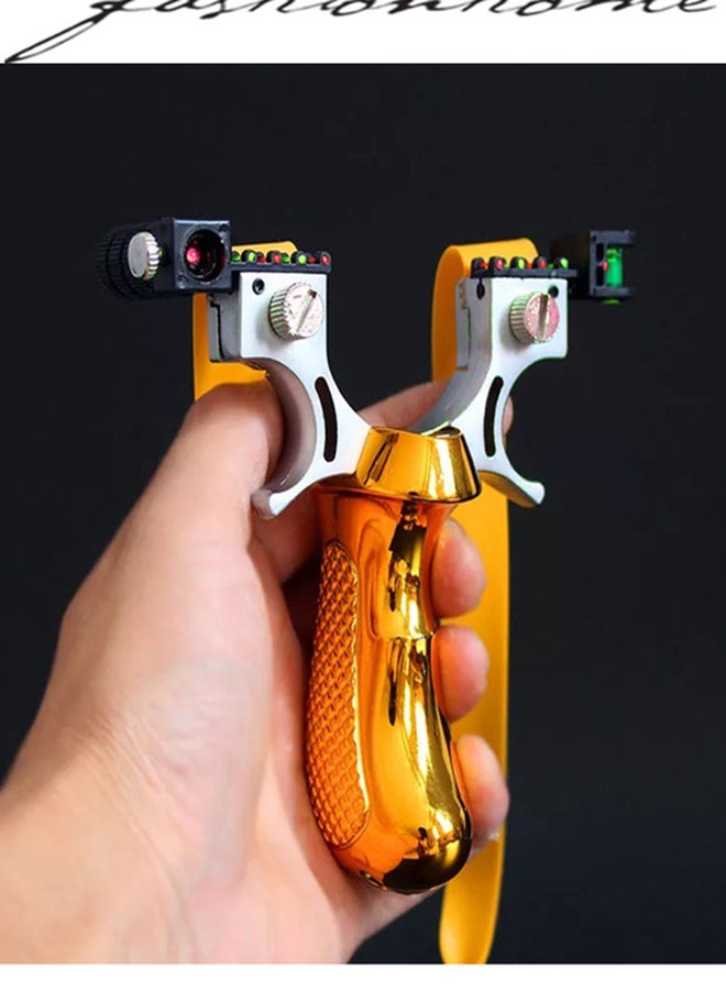 fashionhome - 360-degree Rotating Catapult Slingshot With Subframe Laser - Image 1