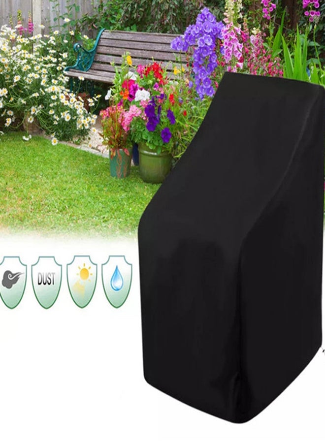 fashionhome Cross-Border Outdoor Chair Protective Cover Black 120x66x73x86cm  - Image 1