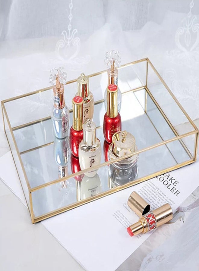 فاشون هوم صينية تخزين متعددة الوظائف شفاف 20x14x3.5سم - Image 1