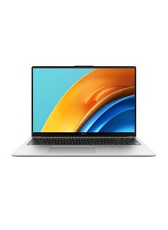 كمبيوتر محمول MateBook D 16 بشاشة مقاس 16 بوصة لا تعمل باللمس ومعالج Intel Core i5-12450H من الجيل الثاني عشر وذاكرة وصول عشوائي سعة 8 جيجابايت ومحرك أقراص SSD سعة 512 جيجابايت وبطاقة رسومات Intel UHD ونظام تشغيل Windows 11 Home/ والإنجليزية/العربية فضي ميستيك الإنجليزية/العربية فضي فاتح