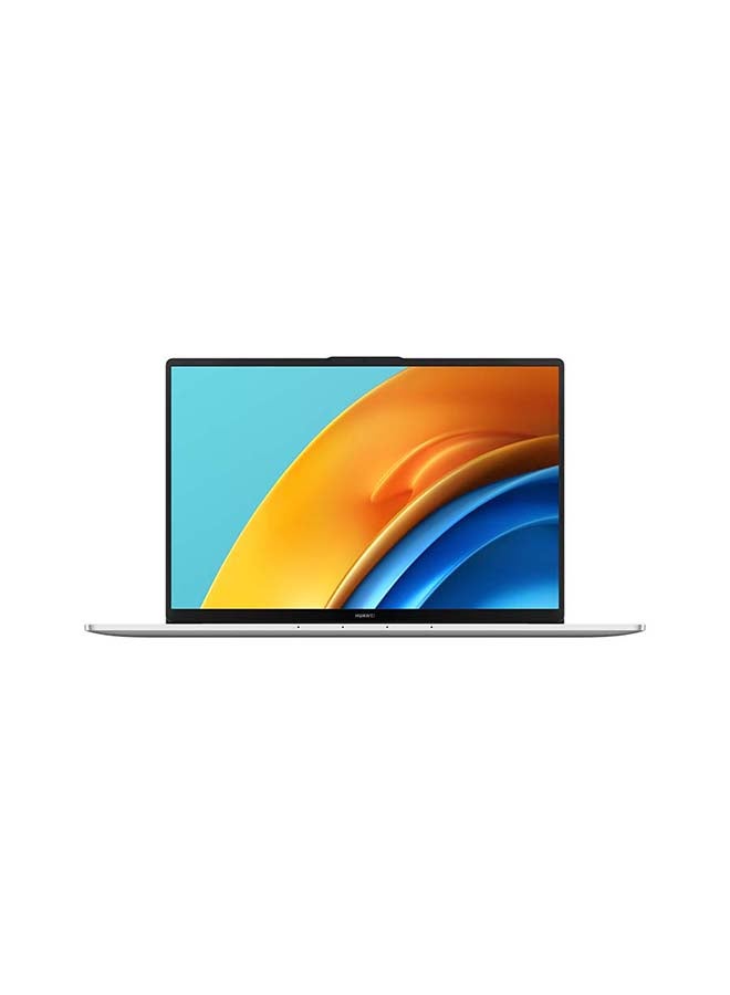 هواوي - كمبيوتر محمول MateBook D 16 بشاشة مقاس 16 بوصة لا تعمل باللمس ومعالج Intel Core i5-12450H من الجيل الثاني عشر وذاكرة وصول عشوائي سعة 8 جيجابايت ومحرك أقراص SSD سعة 512 جيجابايت وبطاقة رسومات Intel UHD ونظام تشغيل Windows 11 Home/ والإنجليزية/العربية فضي ميستيك الإنجليزية/العربية فضي فاتح - Image 1
