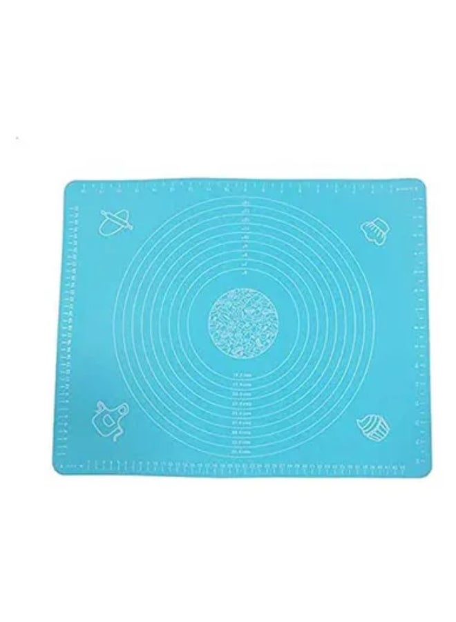 Extra Large Silicone Baking Mat For Pastry Rolling With Measurements, Liner Heat Resistance Table Placemat Pad Pastry Board, Reusable Non-Stick Silicone Baking Mat For Housewife Multicolour  - Image 3