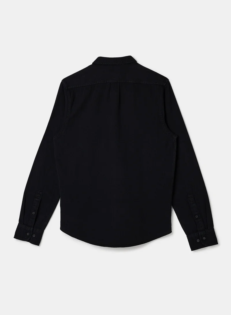 لي Lee Button Down Black