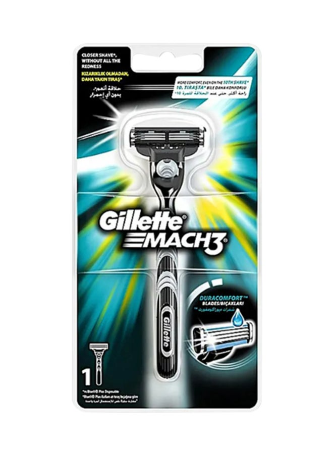Gillette Mach 3 Razor 1 Up Gery/Black 3ml