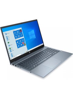 HP Pavilion 15-eh1070wm (Upgraded Version) Laptop With 15.6-Inch Full HD Display,AMD Ryzen 7 5700U Proceeser/8GB RAM/512G SSD/Intel UHD Graphics/Windows 10 English solid  - Image 2