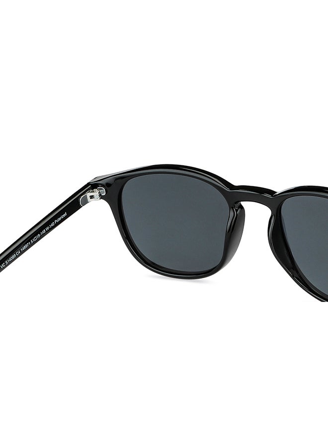 VINCENT CHASE Mirage By Lenskart Full Rim Round Polarized & UV Protected Sunglasses For Men & Women - VC S14089  - Image 3