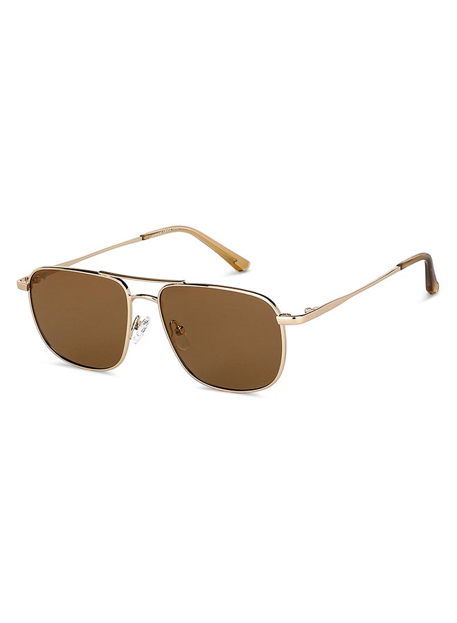 VINCENT CHASE Vintage By Lenskart Full Rim Square Polarized & UV Protected Sunglasses For Men & Women - VC S13115  - Image 1