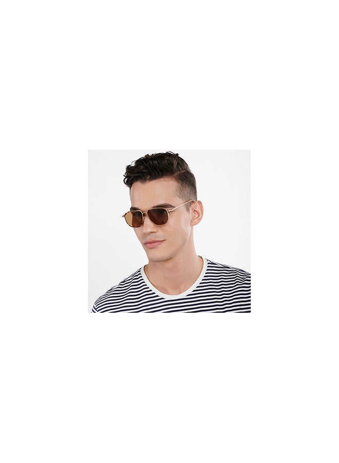 VINCENT CHASE Vintage By Lenskart Full Rim Square Polarized & UV Protected Sunglasses For Men & Women - VC S13115  - Image 3