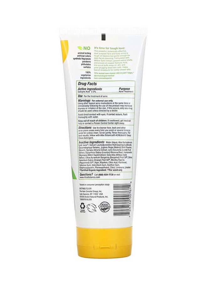 Alba Botanica Acnedote Maximum Strength Face And Body Scrub  - Image 2