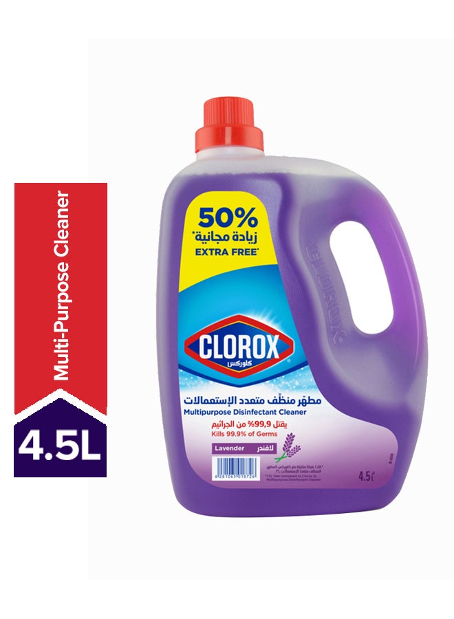 Clorox - Multipurpose Lavender Scented Disinfectant Cleaner Purple 4.5Liters - Image 1