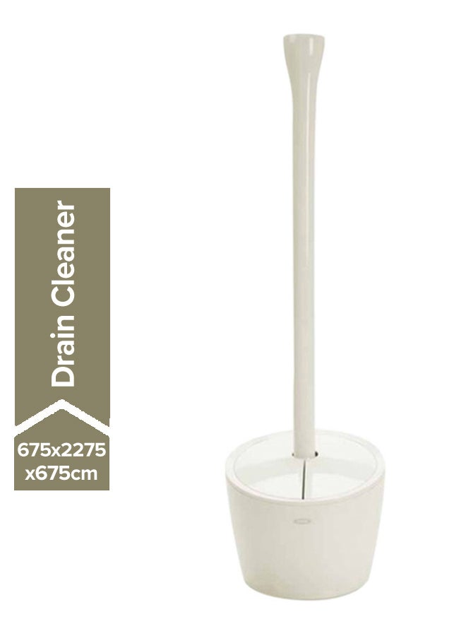 OXO Toilet Drain Plunger White 675x2275x675cm  - Image 1
