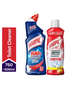 Limescale Remover And Bathroom Cleaner Multicolour 750+500ml