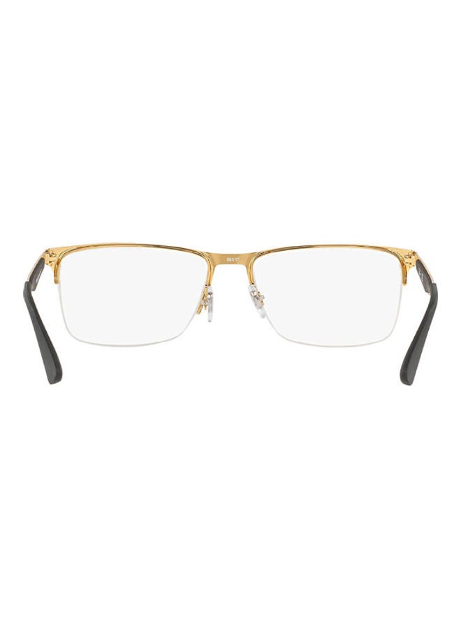men Rectangular Shape Eyeglass Frame RX6335 2890 54 - Lens Size: 54mm - Black