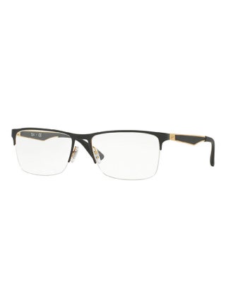 men Rectangular Shape Eyeglass Frame RX6335 2890 54 - Lens Size: 54mm - Black - v1659017194/N53337942A_1