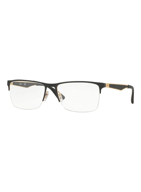 men Rectangular Shape Eyeglass Frame RX6335 2890 54 - Lens Size: 54mm - Black