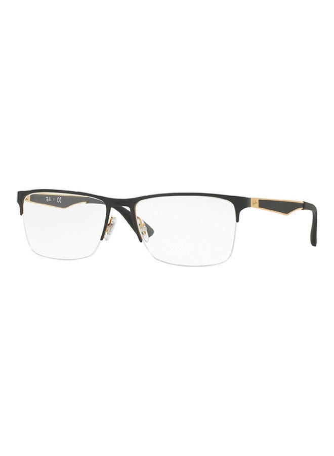 men Rectangular Shape Eyeglass Frame RX6335 2890 54 - Lens Size: 54mm - Black