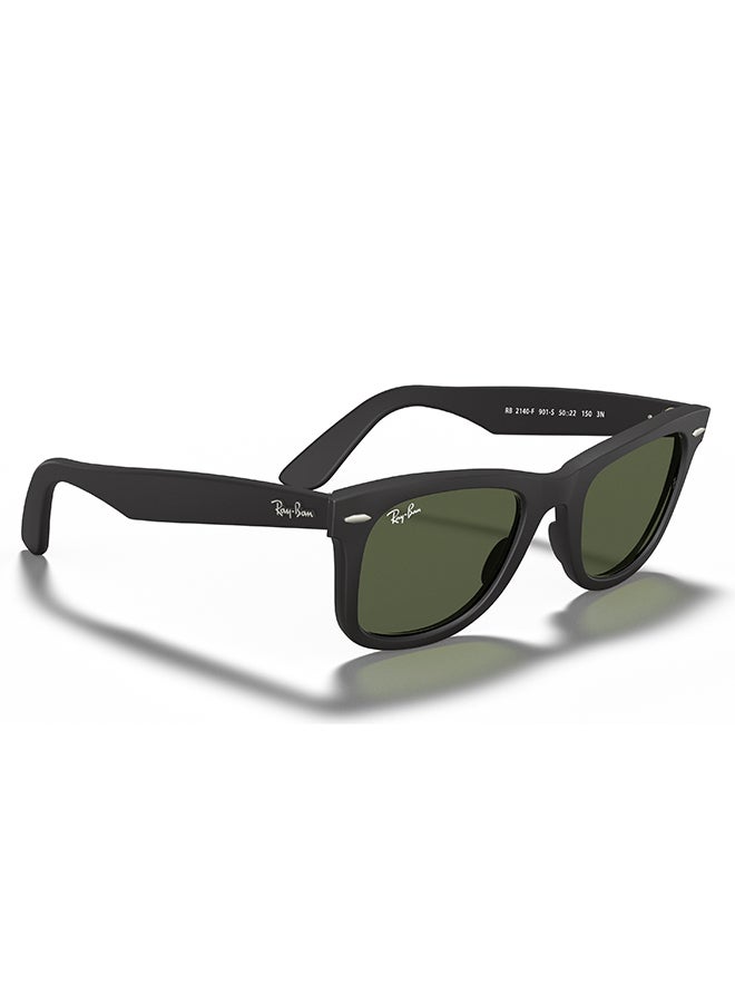 Ray-Ban - Wayfarer Sunglasses - RB2140F-901S - Lens Size: 41 mm - Black - Image 1